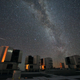 The 2010 Perseid meteor shower over the VLT. Image: ESO/Flickr